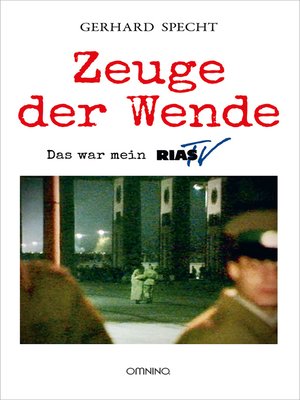 cover image of Zeuge der Wende